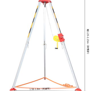 安全生產(chǎn)月談密閉空間準(zhǔn)備救援三腳架的重要性